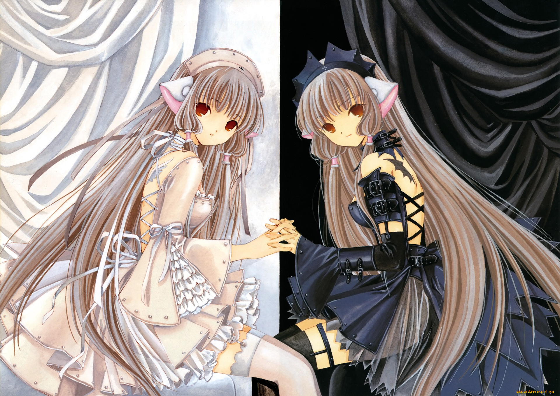 , chobits, , , freya, chii, , , 